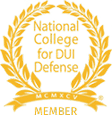 National College for DUI Defense Member Badge Emblem, Laurel Wreath Certification Mark